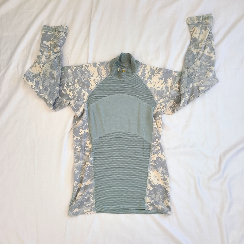 Army Combat Shirt, Long Sleeve, stretchy, Breathable, Unisex Mens XS Womens S